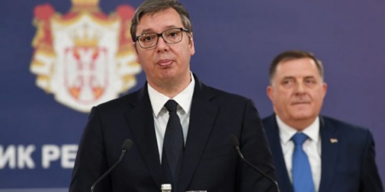 DODIKOV NAPAD NA VUČIĆA: Optužio je predsjednika Srbije da radi protiv interesa RS-a, pokušao kriminalizovati i Vučića i SNS, rekao da prati svaki njegov korak…