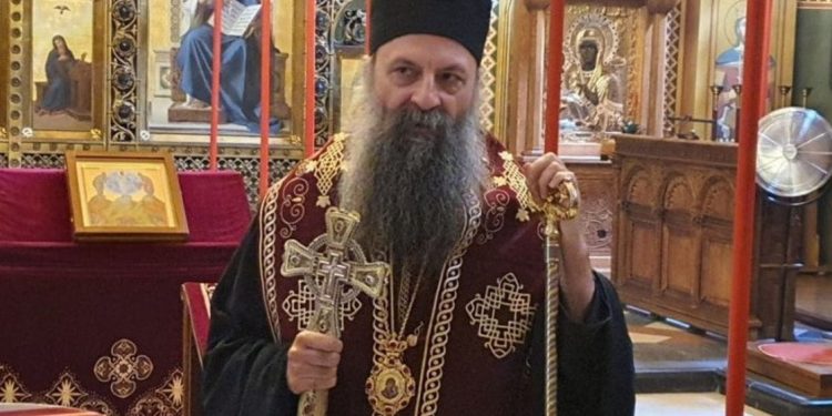 Porfirije za Tanjug: Ustoličenje će biti održano śutra na Cetinju