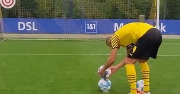 (VIDEO) Je li ovo moguće? Pogledajte šta je Haaland napravio na treningu. Ni sam nije vjerovao